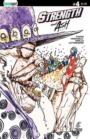 Strength & Ash #4 CVR B CVR B STEFANO CARDOSELLI FRANCESCA PERILLO TACOS cover