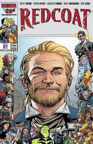 Redcoat #21 CVR B CVR B BRYAN HITCH & BRAD ANDERSON GEIGER #25 ANNIVERSARY cover