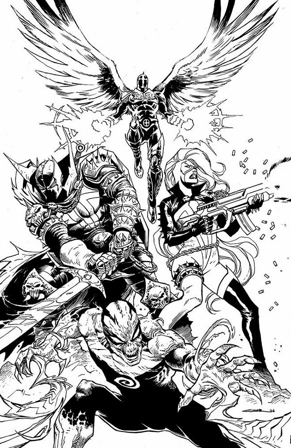 Scorched #56 CVR B CVR B YILDIRAY CINAR B&W VIRGIN cover