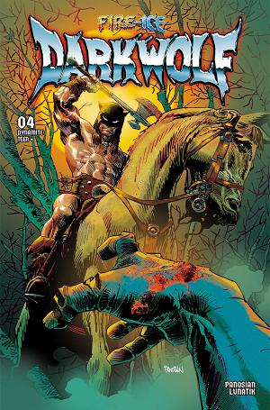 Fire And Ice Darkwolf #4 CVR F CVR F DAN PANOSIAN METAL PREMIUM cover