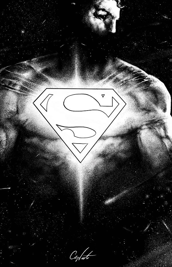 Superman #43 CVR F CVR F STEVAN SUBIC GLOW-IN-THE-DARK CARD STOCK cover