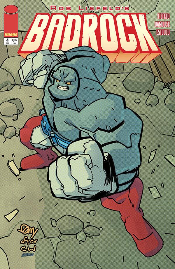 Badrock #4 CVR A SETH DAMOOSE cover