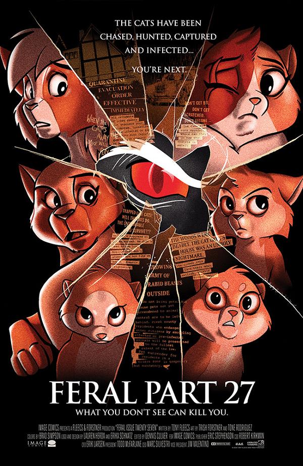 Feral #27 CVR B CVR B ALLEN PASSALAQUA & TONY FLEECS URBAN LEGENDS HOMAGE cover