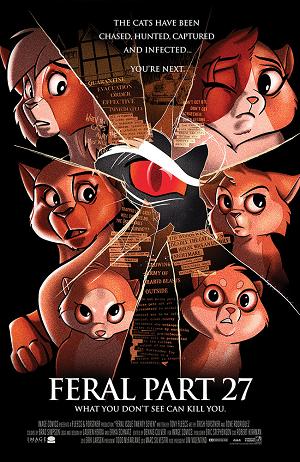 Feral #27 CVR B CVR B ALLEN PASSALAQUA & TONY FLEECS URBAN LEGENDS HOMAGE cover