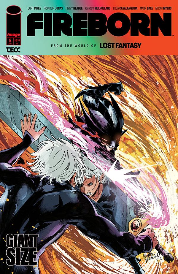 Fireborn #5 CVR A PATRICK MULHOLLAND cover