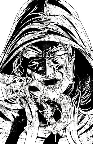Final Boss #11 CVR F CVR F INC 1:100 BRYAN SILVERBAX B&W VIRGIN FOIL cover