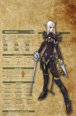 Pathfinder Vampirella Blade Of Darkness #1 CVR I CVR I INC 1:15 WAYNE REYNOLDS CHARACTER SHEET VIRGIN cover