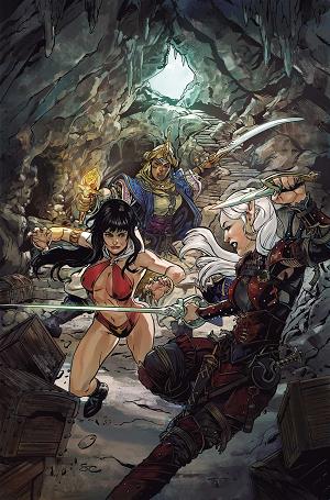 Pathfinder Vampirella Blade Of Darkness #1 CVR J CVR J INC 1:20 STEVEN CUMMINGS VIRGIN cover