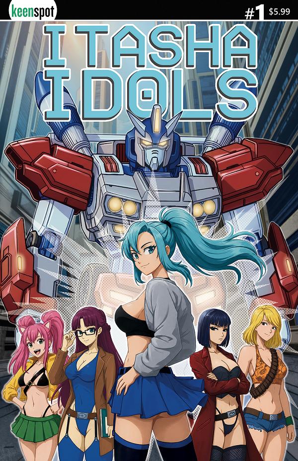 Itasha Idols #1 CVR B CVR B MIKE WHITE BACKSHOT cover