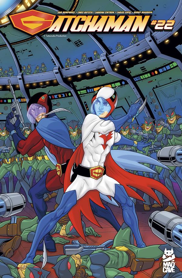 Gatchaman #22 CVR A CHRIS BATISTA SABRINA CINTRON cover