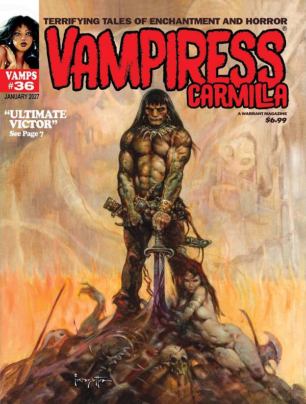 Vampiress Carmilla Magazine #36 cover