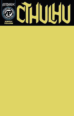 Cthulu Sketchbook #1 CVR B (ONE SHOT) CVR B KINGLY YELLOW cover