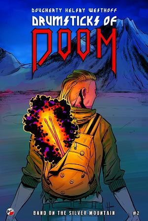 Drumsticks Of Doom Band On The Silver Mounatin #2 CVR A LAURA HELSBY cover