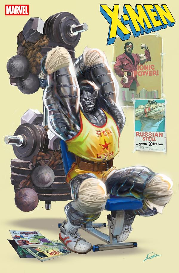 X-Men #34 ALEXANDER LOZANO '80S COLOSSUS VARIANT cover