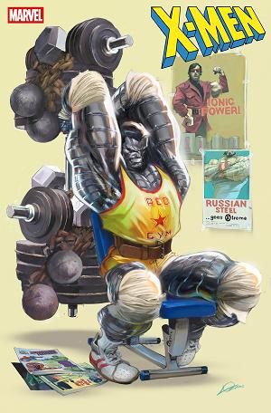X-Men #34 ALEXANDER LOZANO '80S COLOSSUS VARIANT cover