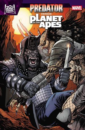 Predator Vs. The Planet Of The Apes #1 TIM SEELEY VARIANT cover