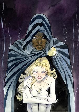 Queen In Black: Defenders Of Light And Dark #1 PEACH MOMOKO VIRGIN VARIANT [QIB] [1:50] cover