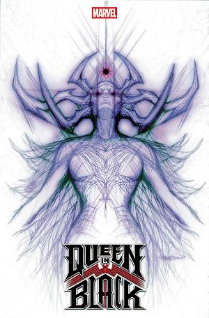 Queen In Black #1 PATRICK GLEASON HELA WHITE WEB-HEAD VARIANT [QIB] cover