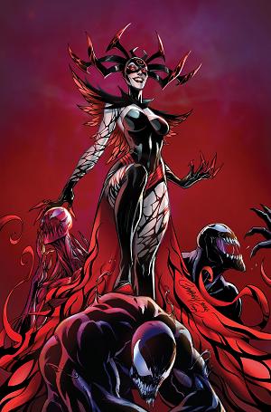 Queen In Black #1 J. SCOTT CAMPBELL VIRGIN VARIANT [QIB] [1:500] cover