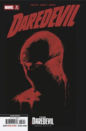Daredevil #3 MARVEL TELEVISION 2ND PRINTING VARIANT cover