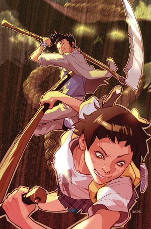 Gotham Academy First Year #6 CVR B (OF 6) CVR B KARL KERSCHL CARD STOCK cover