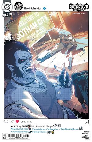 Detective Comics 2026 Annual #1 CVR C (ONE SHOT) CVR C JAVIER FERNANDEZ CARD STOCK cover