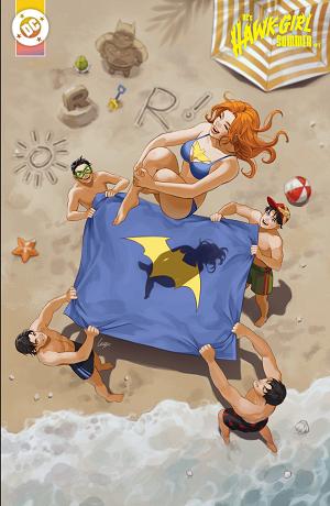 Dcs Hawk-Girl Summer #1 CVR B (ONE SHOT) CVR B LESLEY LEIRIX LI CARD STOCK cover