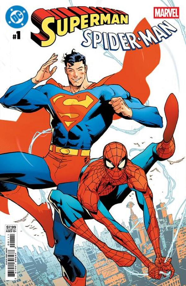 Df Dc/Marvel Superman/Spiderman #1 cover