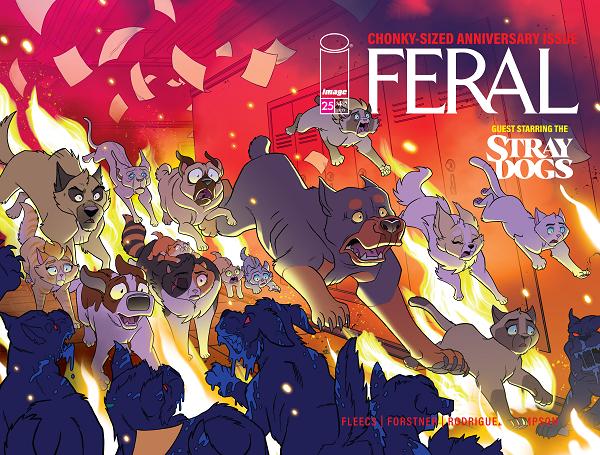 Feral #25 CVR A TONY FLEECS & TRISH FORSTNER WRAPAROUND cover