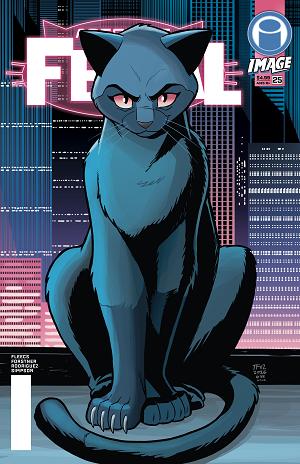 Feral #25 CVR H CVR H INC 1:50 TONY FLEECS & TRISH FORSTNER ABSOLUTE BATMAN HOMAGE cover