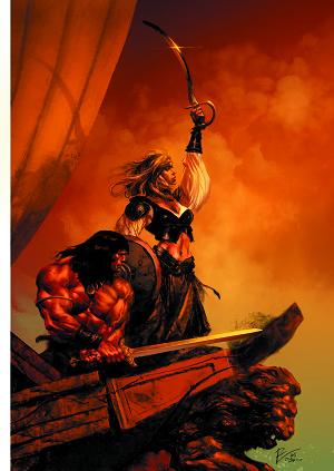 Conan The Barbarian #33 CVR G CVR G ROBERTO DE LA TORRE VIRGIN CARDSTOCK cover