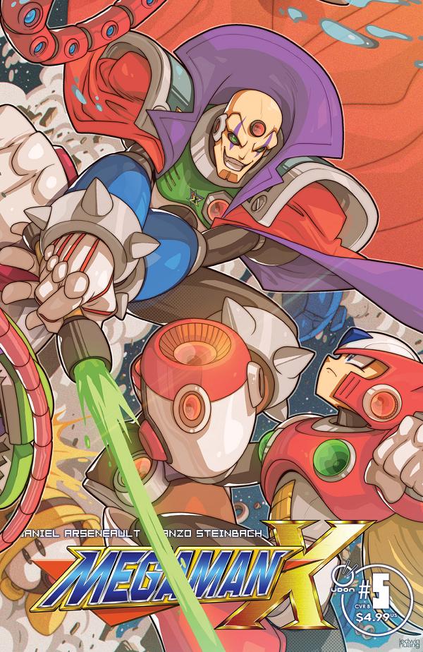 Mega Man X #5 CVR B (OF 5) CVR B EDWIN HUANG cover