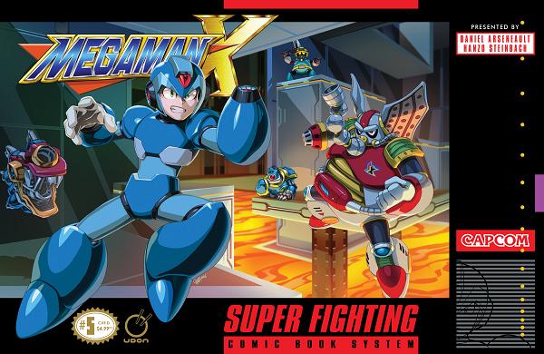 Mega Man X #5 variant cover by Jeffrey Cruz