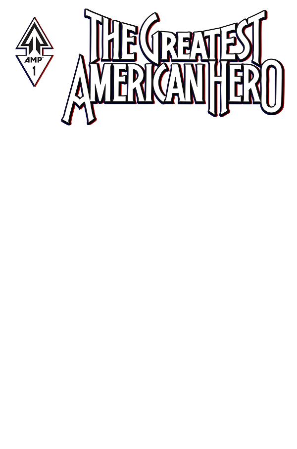 Greatest American Hero #1 variant cover by Blank Sketch
