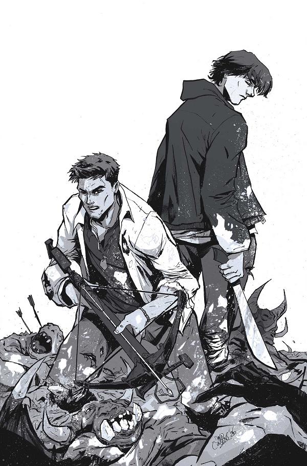 Supernatural #9 variant cover by David Cousens