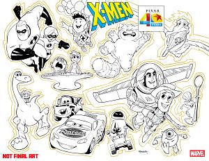 X-Men #37 STEPHEN SEGOVIA PIXAR 40TH VARIANT [DNX] cover
