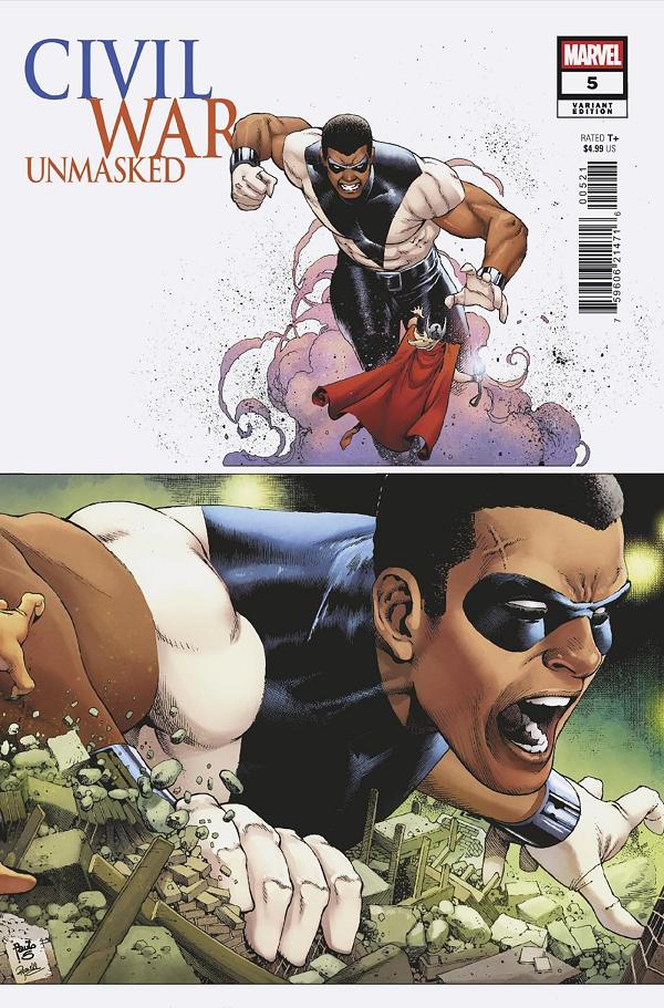 Civil War: Unmasked #5 PAULO SIQUEIRA 5-PART CONNECTING VARIANT cover