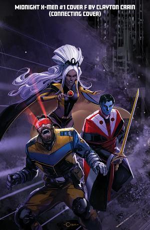 Midnight X-Men #1 CLAYTON CRAIN 3-PART CONNECTING VARIANT cover
