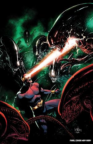 Alien Vs. X-Men #1 LEINIL YU VIRGIN VARIANT [1:100] cover