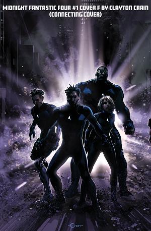 Midnight Fantastic Four #1 COVER F CLAYTON CRAIN 3-PART CONNECTING VARIANT cover