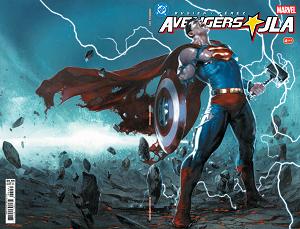 Avengers Jla #4 CVR E FACSIMILE EDITION CVR E GABRIELE DELL OTTO WRAPAROUND cover