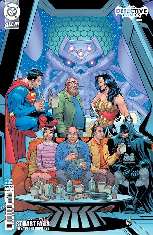 Detective Comics #1112 CVR E CVR E SEAN IZAAKES STUART FAILS TO SAVE THE UNIVERSE CARD STOCK cover