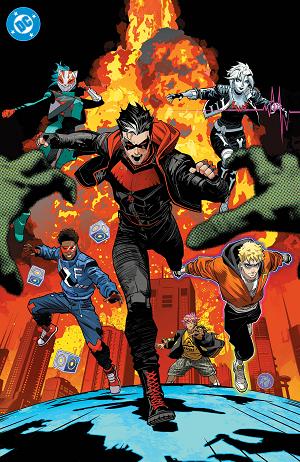 Teen Titans #1 CVR F CVR F DAN MORA FOIL cover
