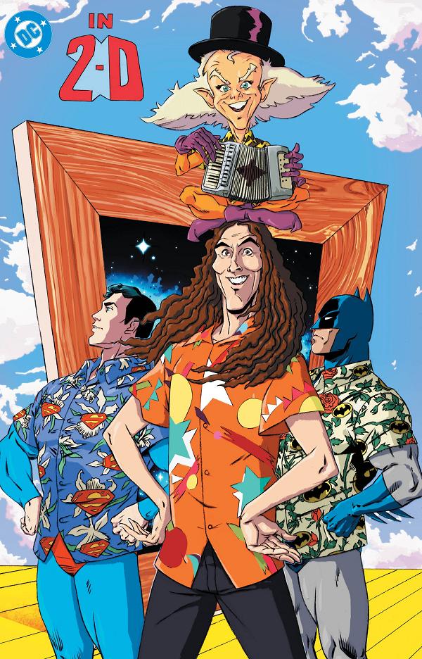 Batman Superman Weird Al Worlds Weirdest #1 CVR E (ONE SHOT) CVR E DAN SCHOENING FOIL cover
