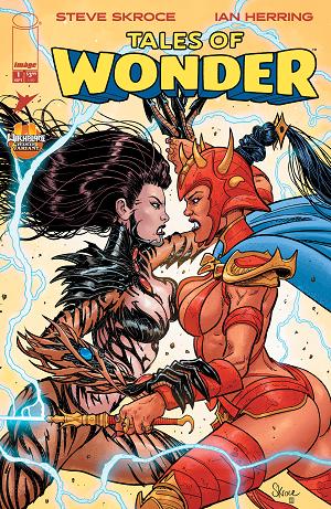 Tales Of Wonder #1 CVR H (OF 5) CVR H STEVE SKROCE & NEERAJ MENON WITCHBLADE TEAM UP cover