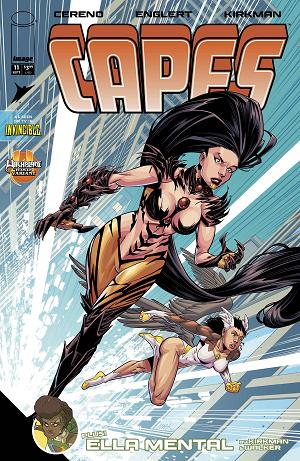 Invincible Universe Capes #11 CVR F CVR F MARK ENGLERT WITCHBLADE TEAM UP cover