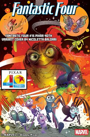 Fantastic Four #15 NICOLETTA BALDARI PIXAR 40TH VARIANT cover