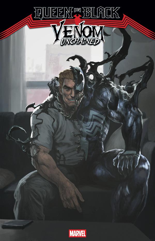 Queen In Black: Venom Unchained #1 variant cover by Skan