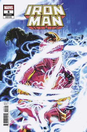 Iron Man #8 DEVMALYA PRAMANIK VARIANT [1:25] cover