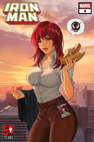 Iron Man #8 LEIRIX MARY JANE WATSON VARIANT cover